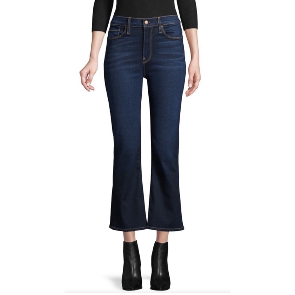 hudson holly high waist crop flare jeans